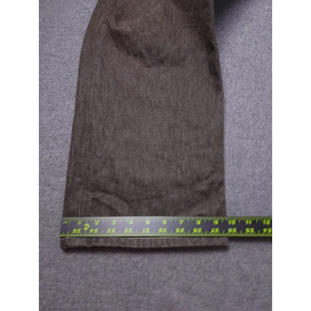 Levis 501 XX Straight Leg Jeans Mens W46 L30 Brown Button Fly 100%‎ Cotton Denim